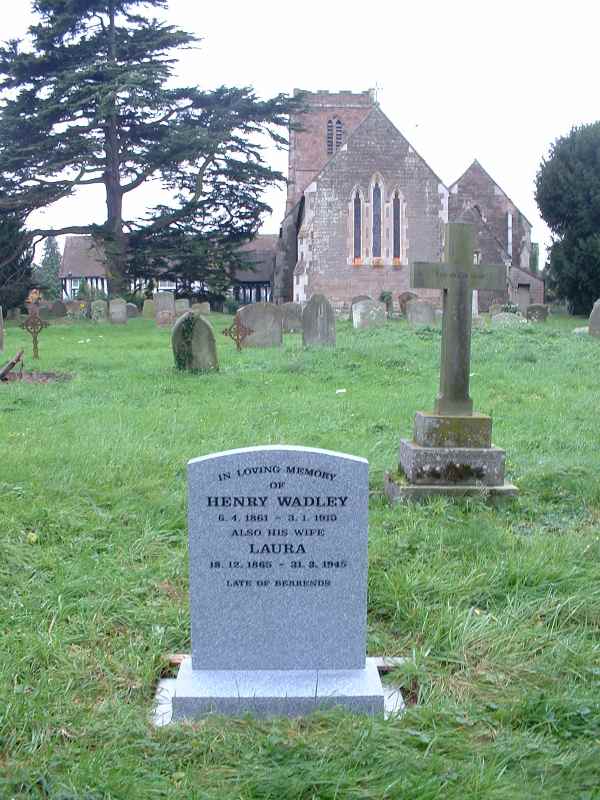 Gravestone and Redmarley Church